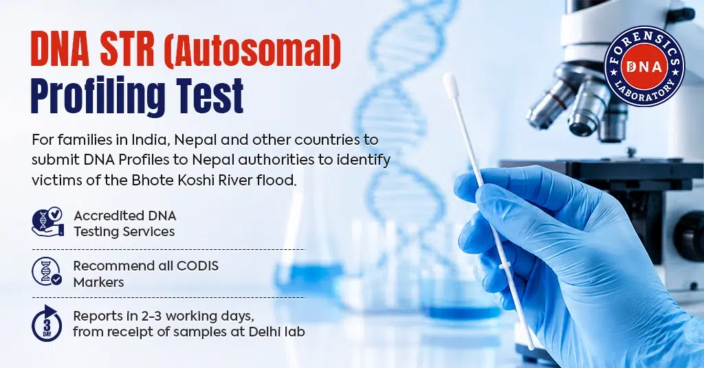 DNA Profiling Test to Identify Victims of the Bhote Koshi Flood, Nepal